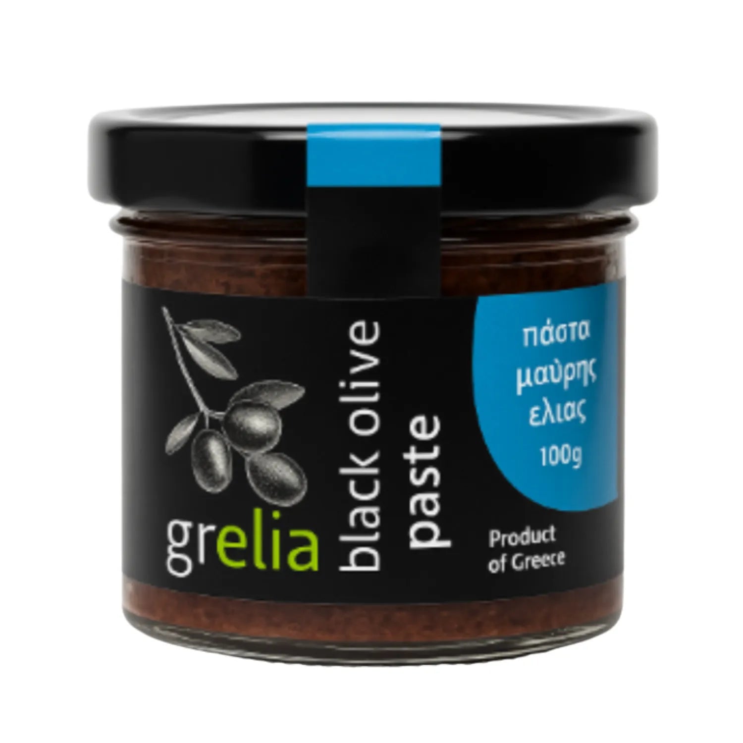 Olivenpaste schwarze Oliven im Glas 100 g